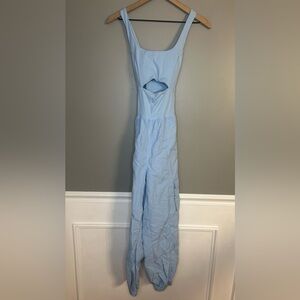 *NWT* AS Revival by Altar’d State Baby Blue Ball Out Sleeveless Jumpsuit, XS